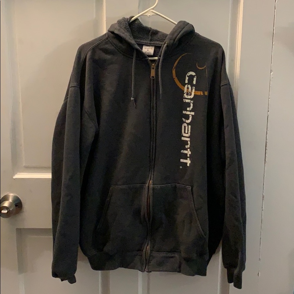 Grey Men’s Carhartt Zip Hoodie